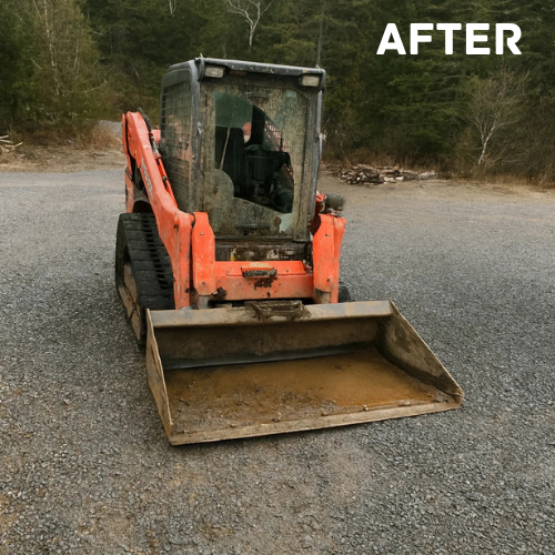 Driveway after regrading
